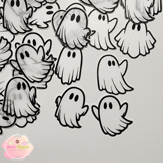 Cute Ghosties - Precut Wafer Images