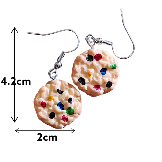 Rainbow chip cookie drops