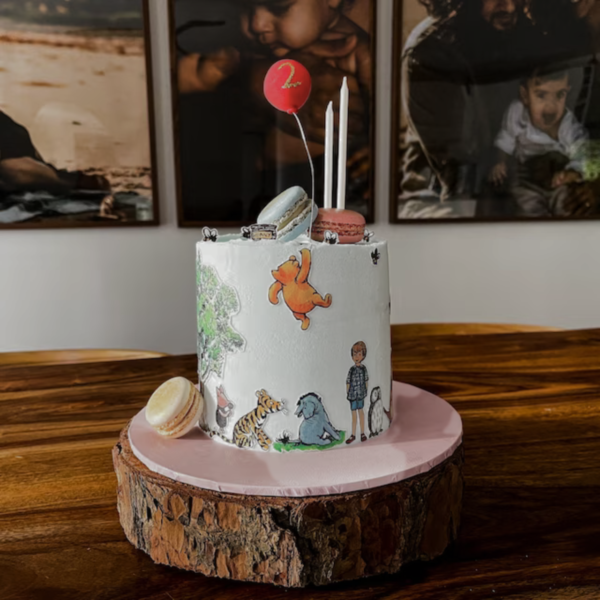 set #2 Pre-cut Winnie the Pooh Bear and friends - Icing stickers