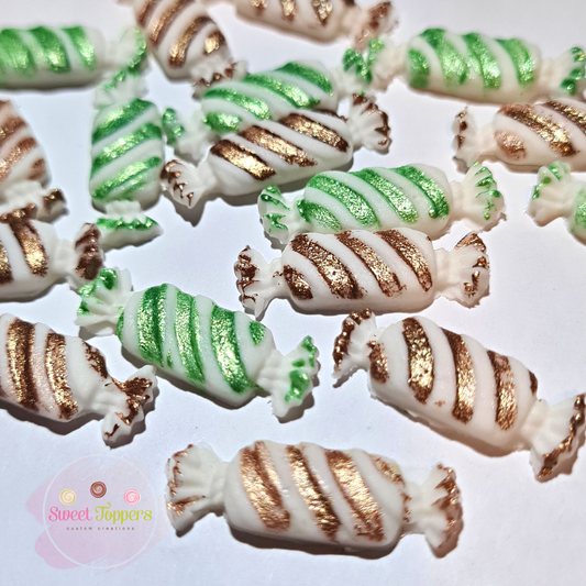 Mini Fondant Christmas Crackers (30)