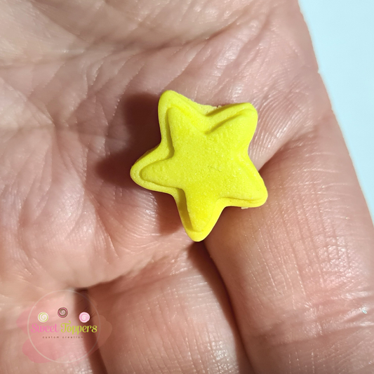 Mini Fondant Christmas Stars (30)
