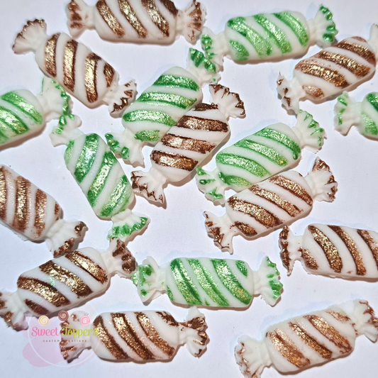 Mini Fondant Christmas Crackers (30)