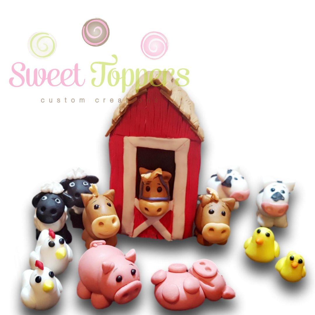 Barnyard animals set