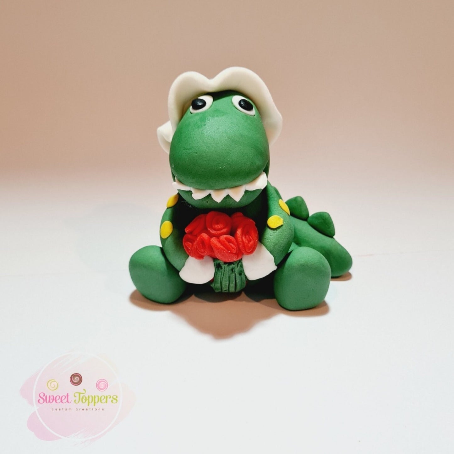 Dorothy green dinosaur edible fondant cake topper decoration Wiggle inspired