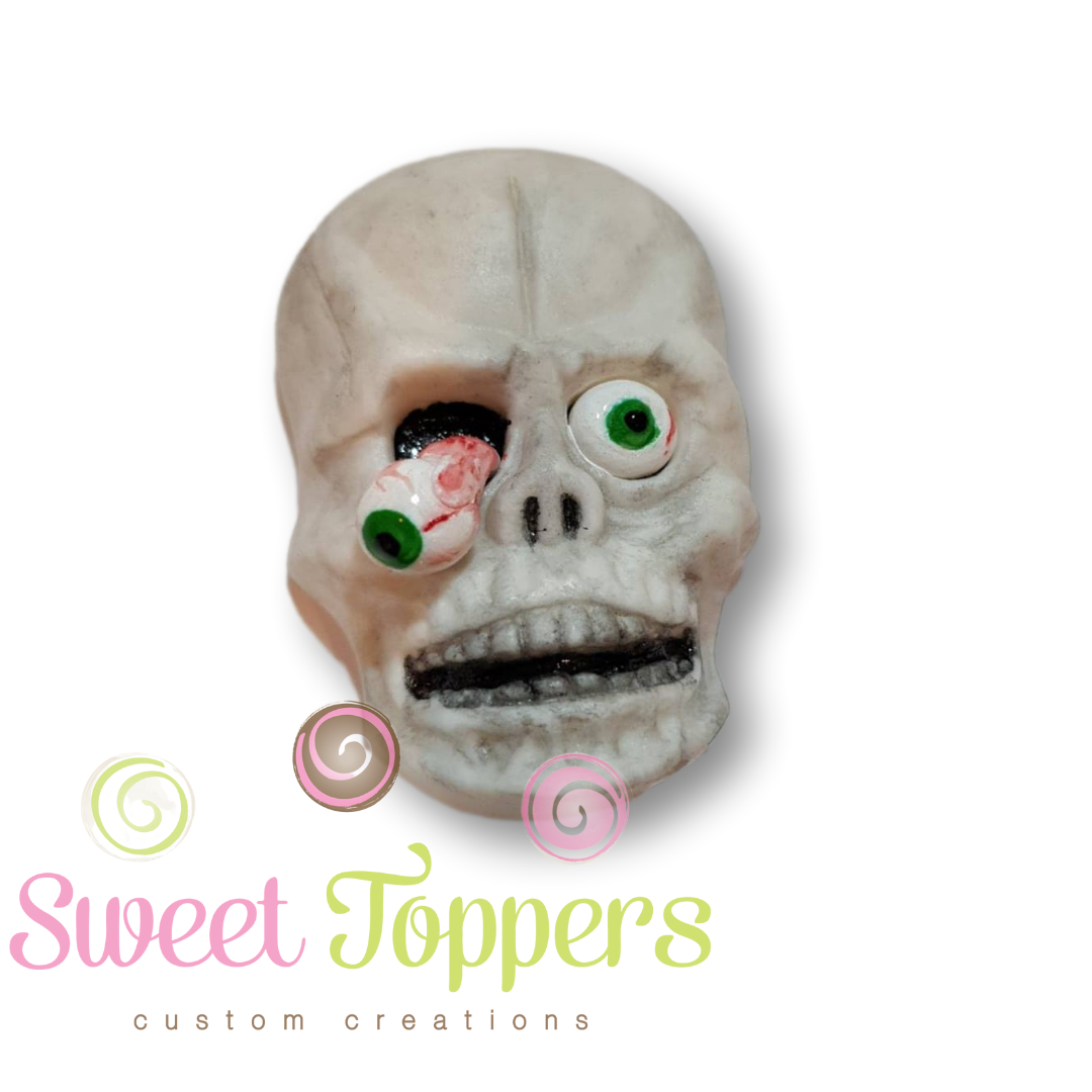 Decomposed Skull - Edible Fondant