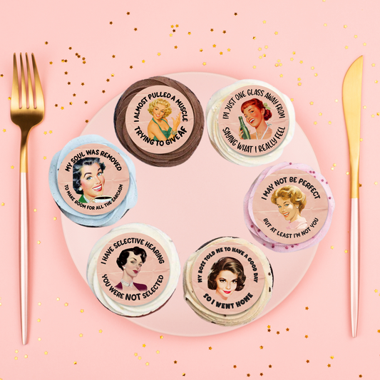 Retro Sassy Sarcastic Woman images - Digital