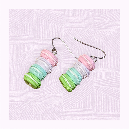 Macaron Stapel Ohrringe