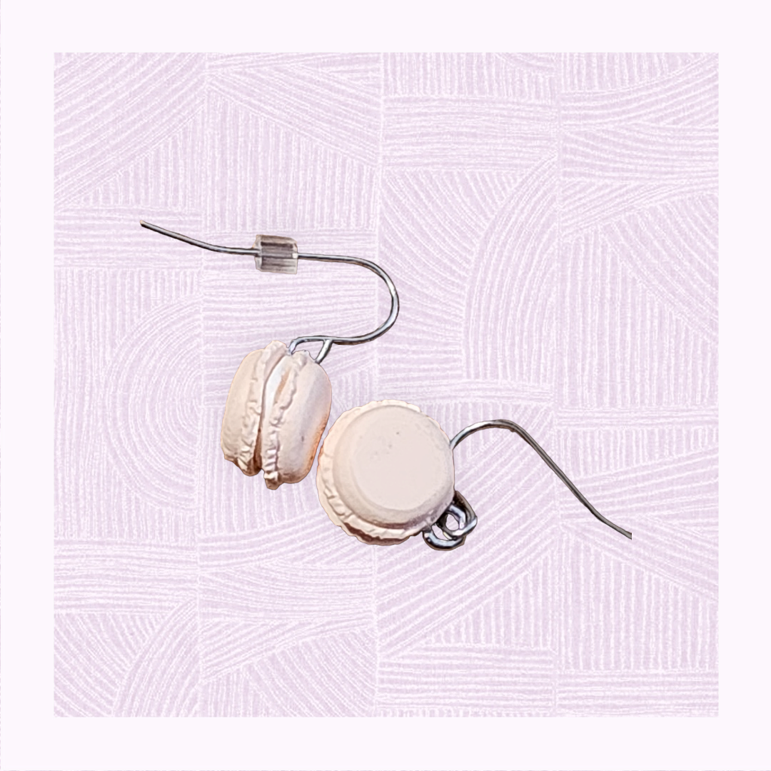 Mini Macaron drop earrings