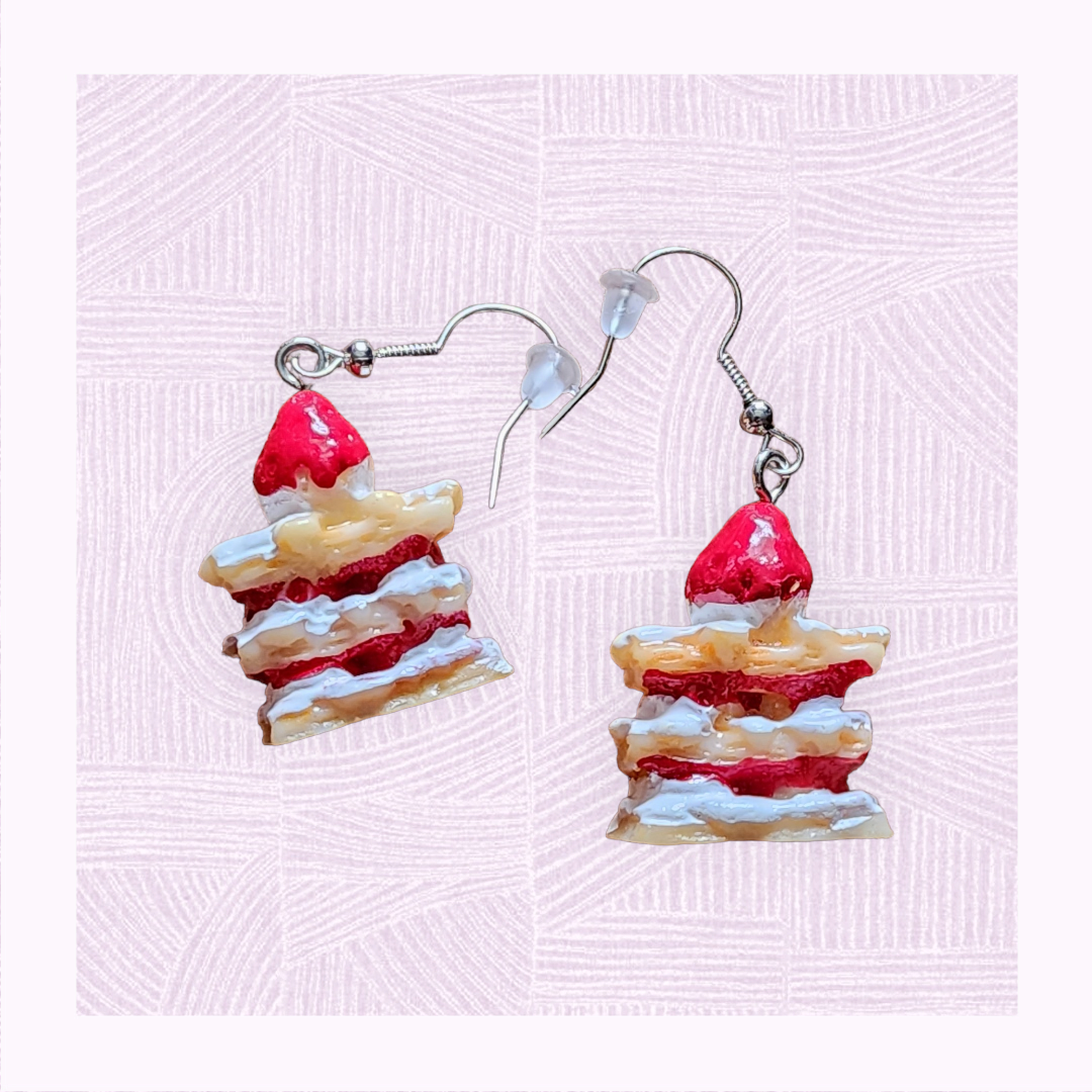 Strawberry short cake stack