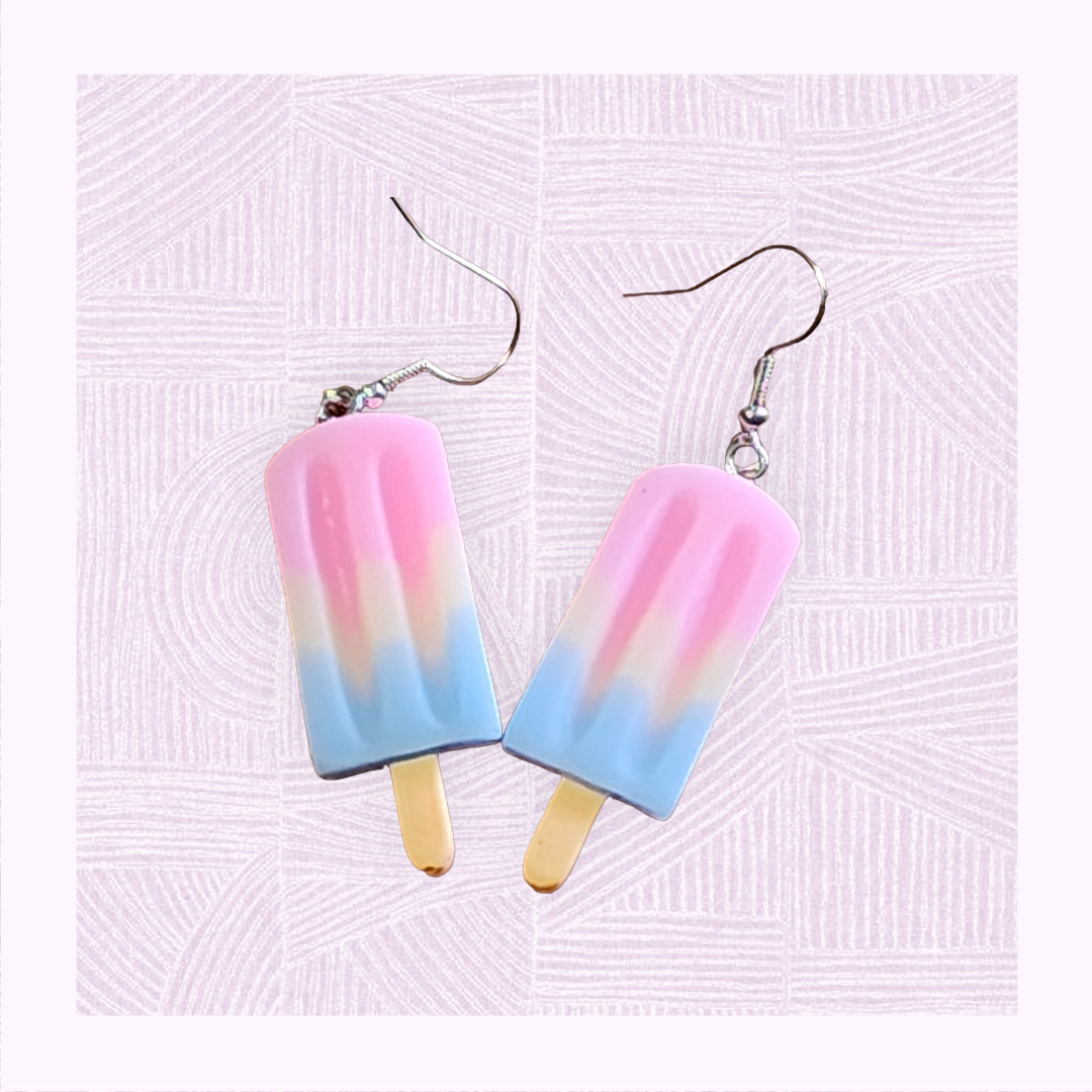 Ice pop dangle earrings