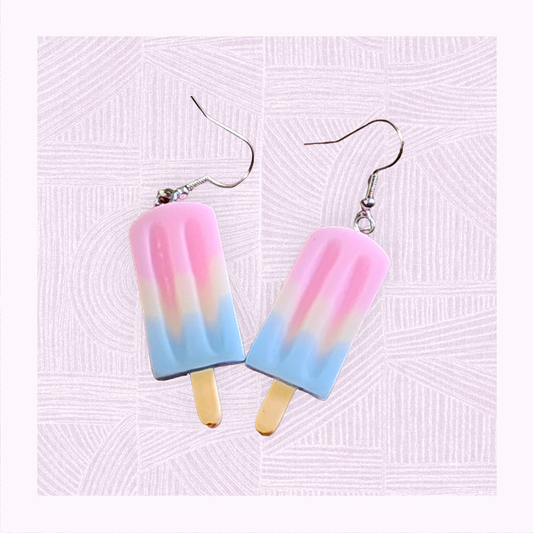 Ice pop dangle earrings