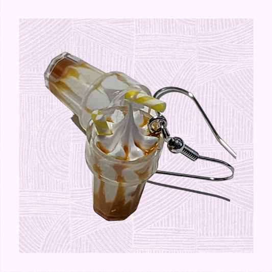 Karamell-Sundae-Ohrringe