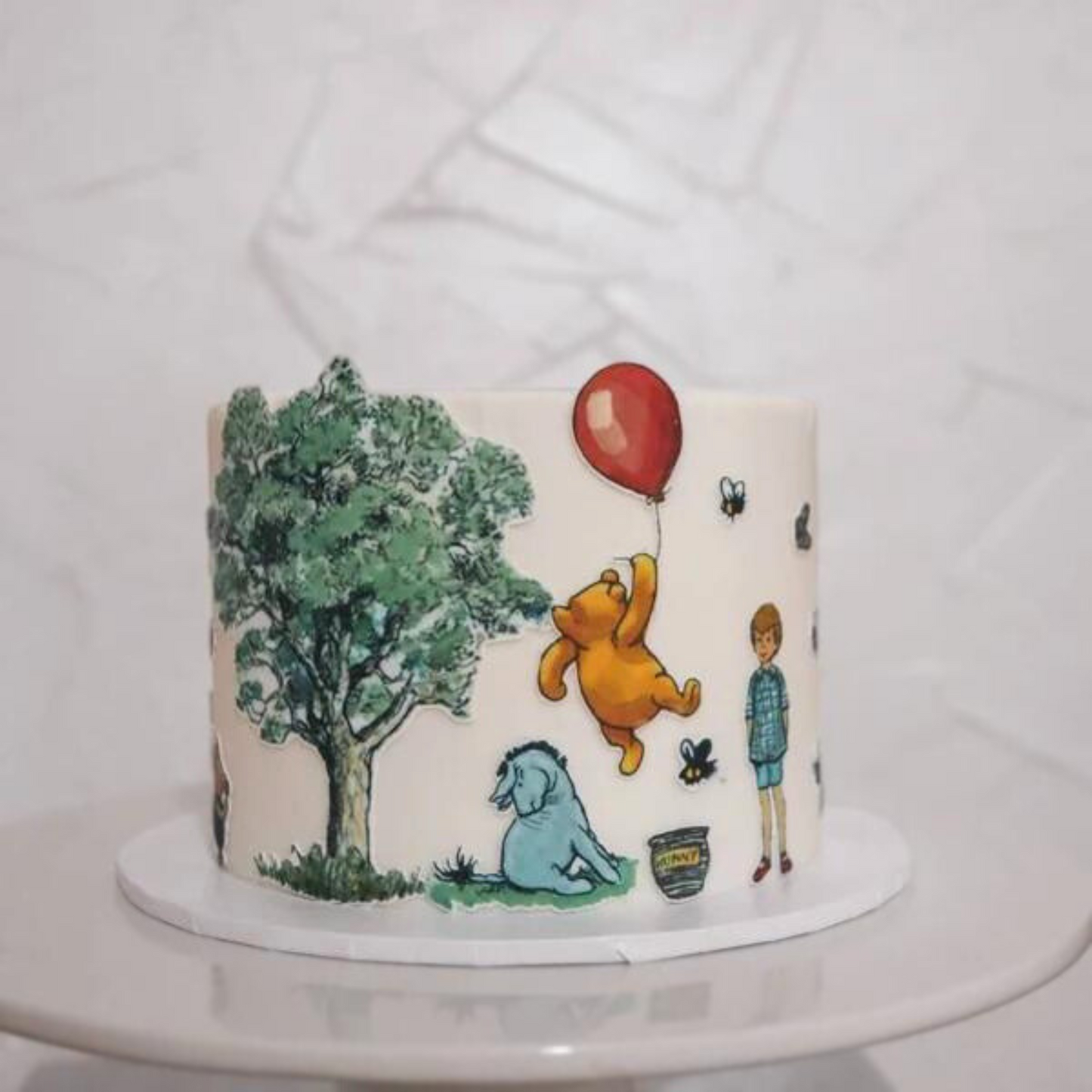 set #2 Pre-cut Winnie the Pooh Bear and friends - Icing stickers