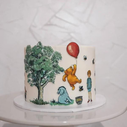 set #2 Pre-cut Winnie the Pooh Bear and friends - Icing stickers