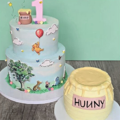 set #2 Pre-cut Winnie the Pooh Bear and friends - Icing stickers