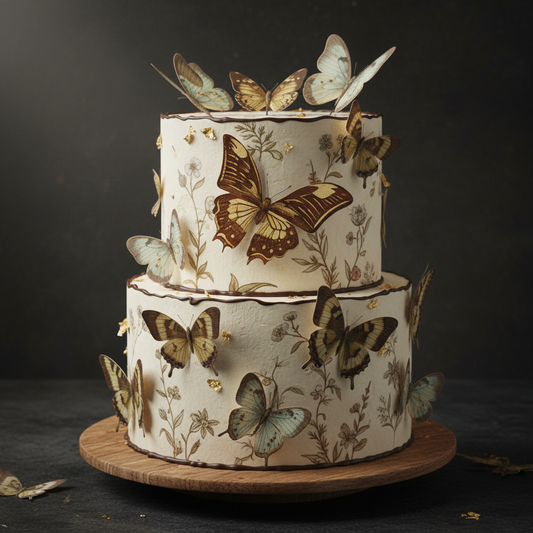 Wafer Butterfly - Pre-cut vintage (15)